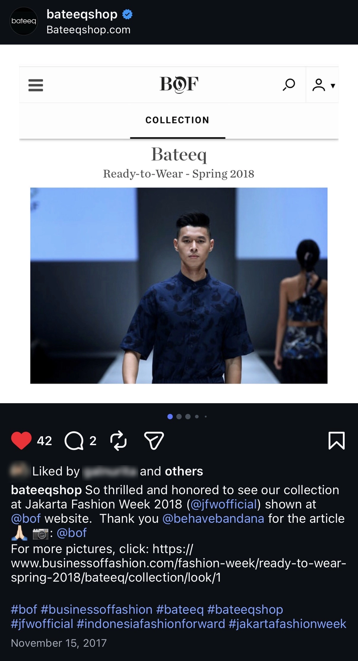 Bateeq appearing in Business of Fashion coverage