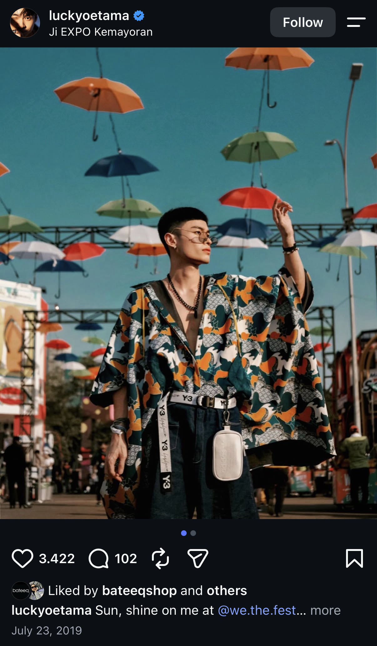 Bateeq appearing in user-generated social content