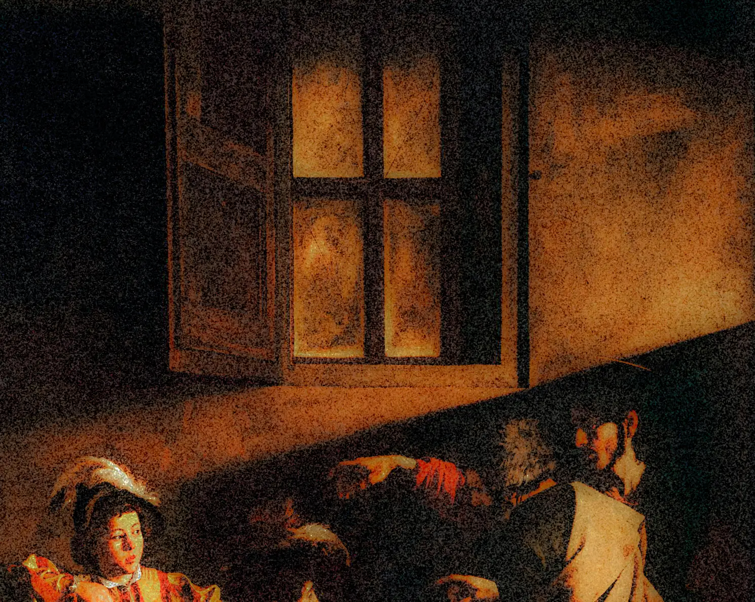 Dramatic chiaroscuro lighting reference