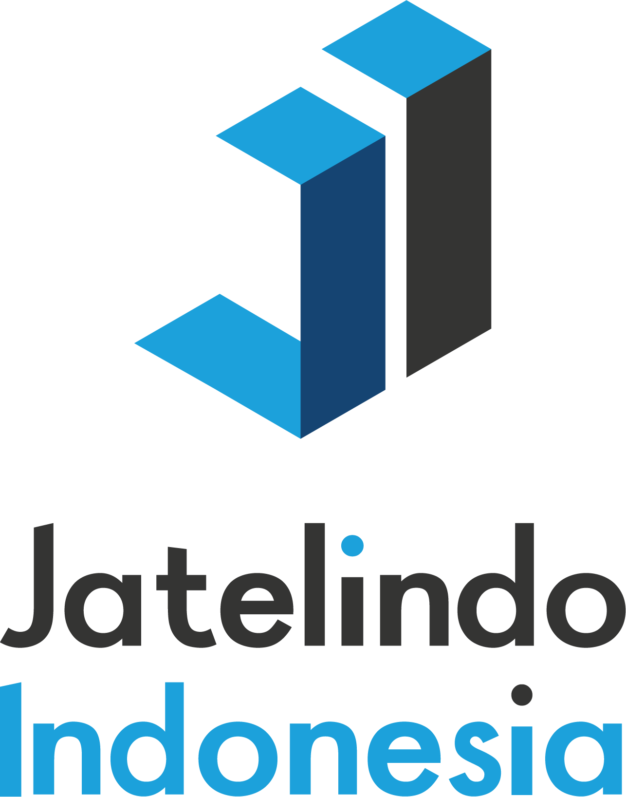 Jatelindo Indonesia stacked logo lockup