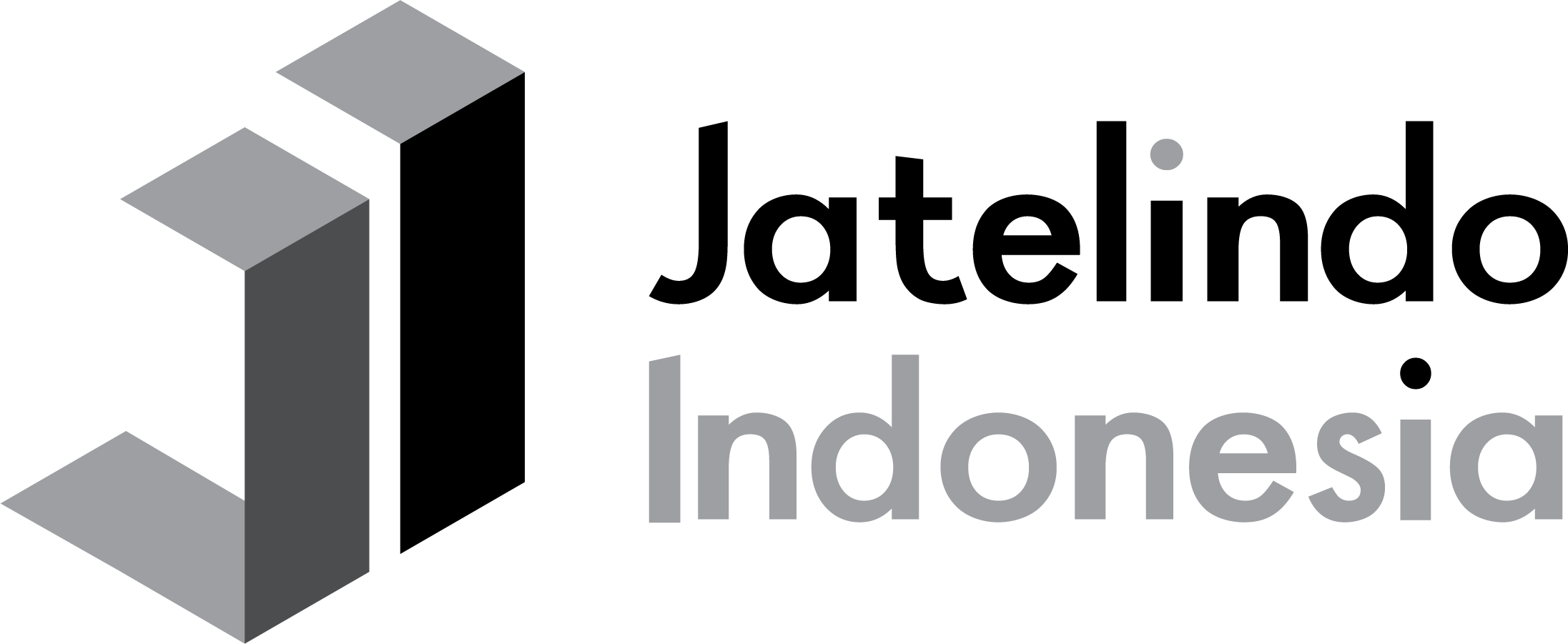Dark monochrome Jatelindo Indonesia logo