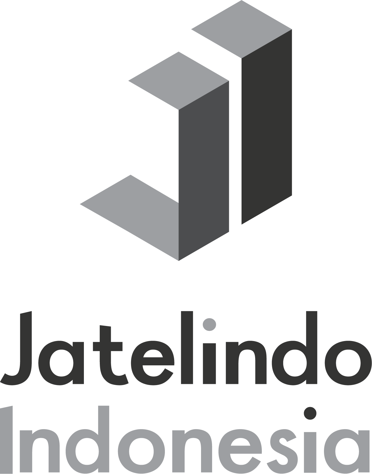Jatelindo Indonesia monochrome logo