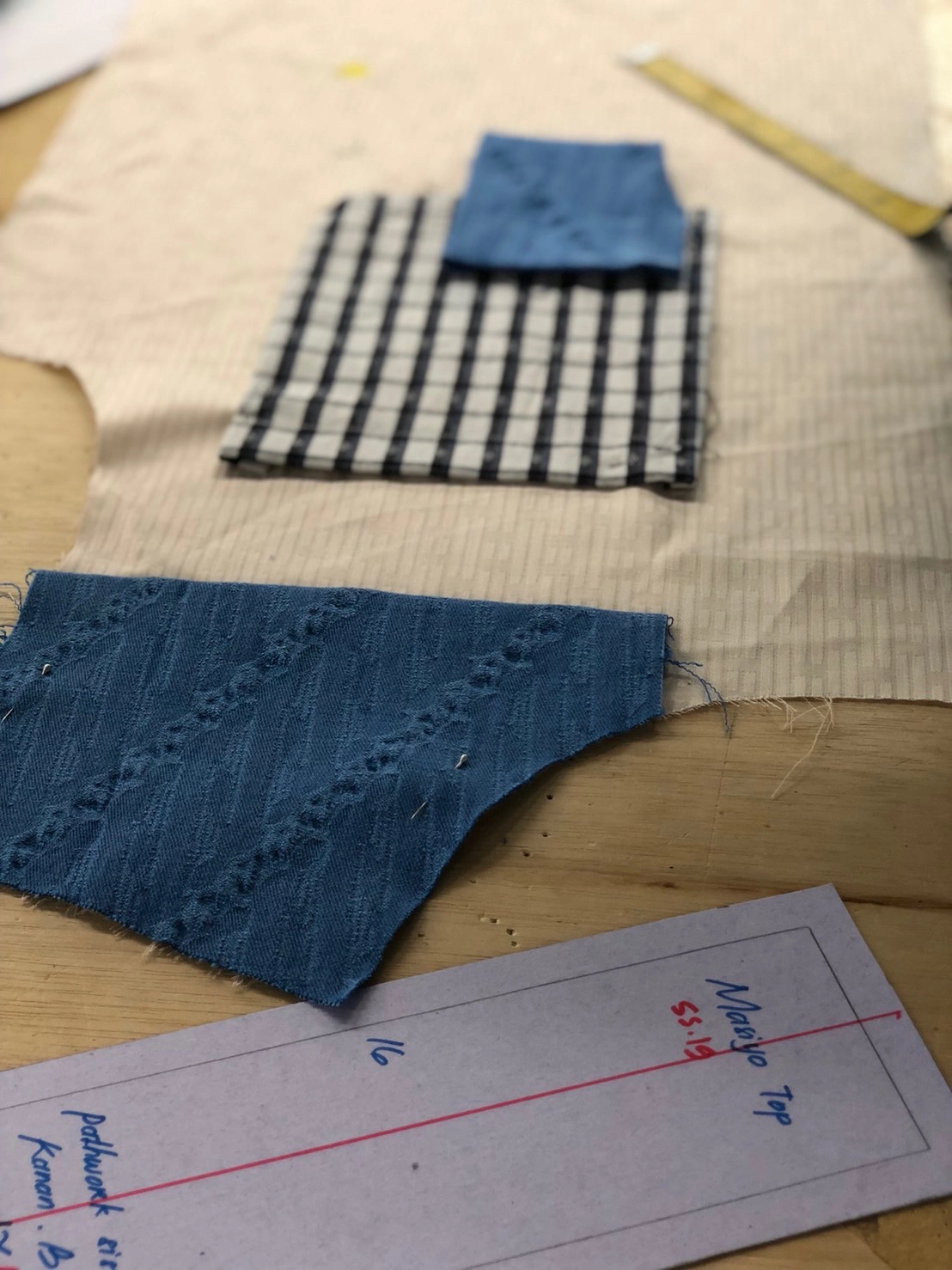 Kampong textile and patchwork sampling