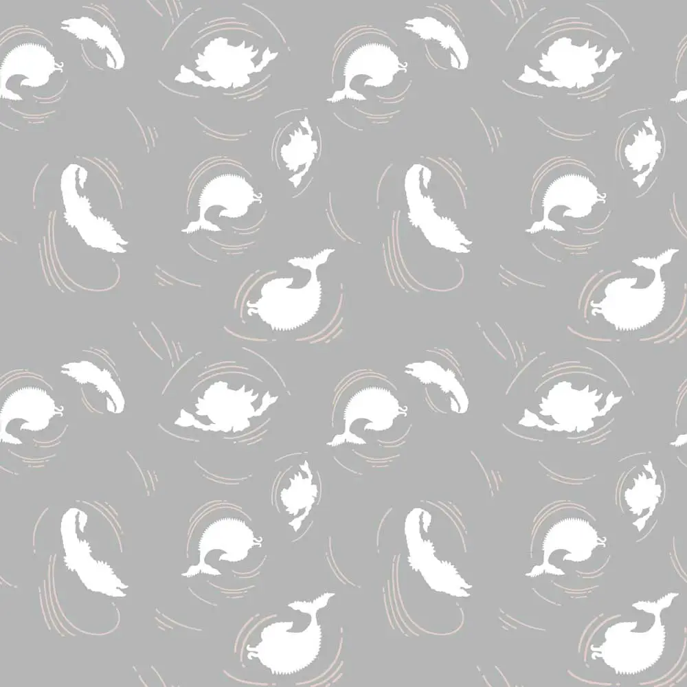 First fish silhouette print developed for Padusan
