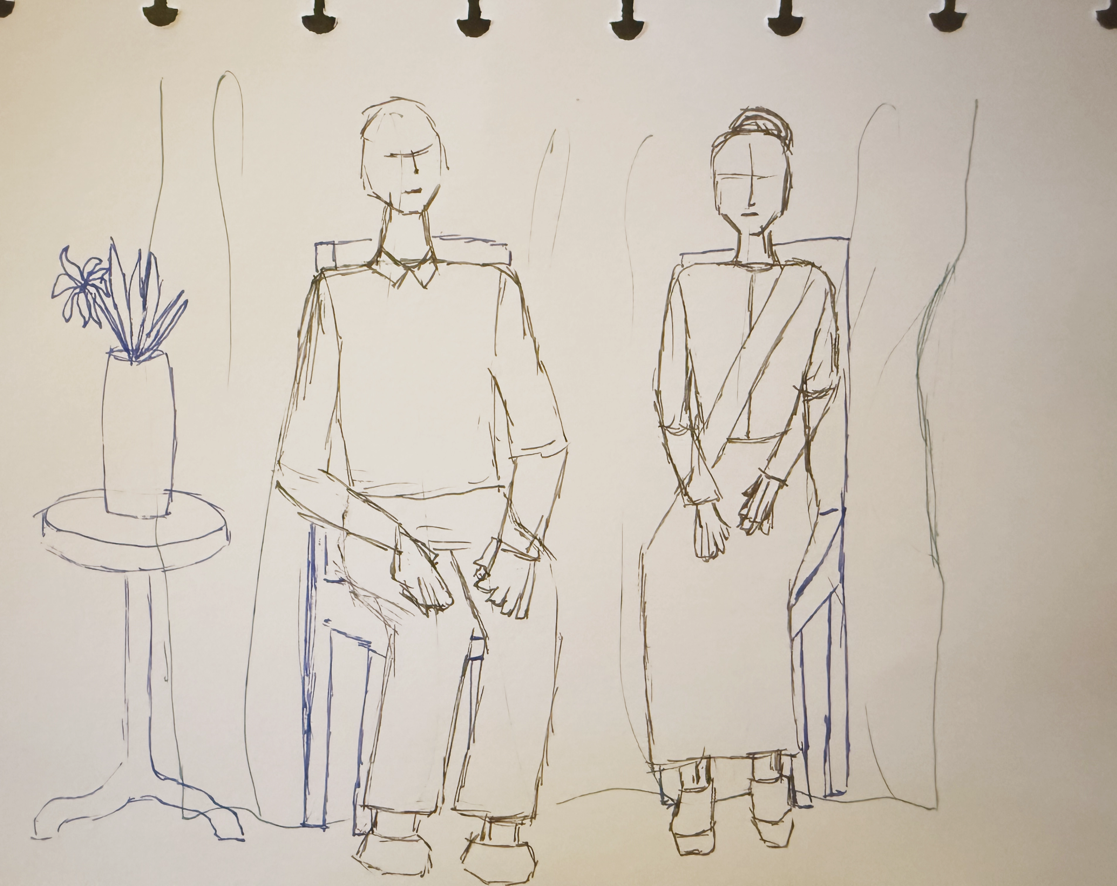 Heroïne campaign framing sketch