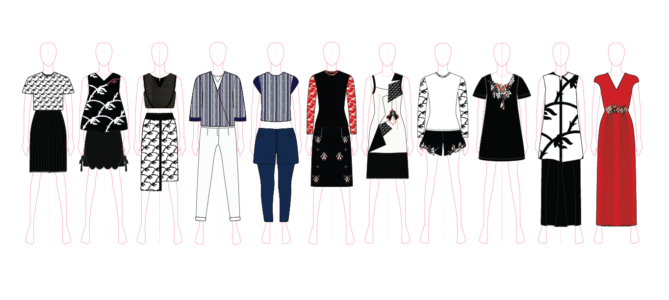 Selected Catena SS17 design development